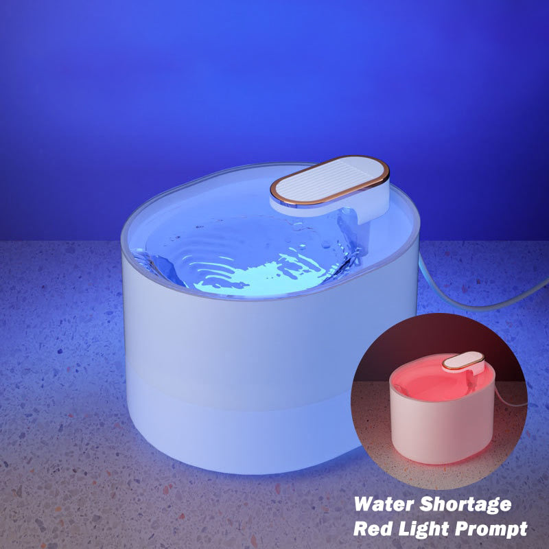 Pet Water Fountain with LED Light